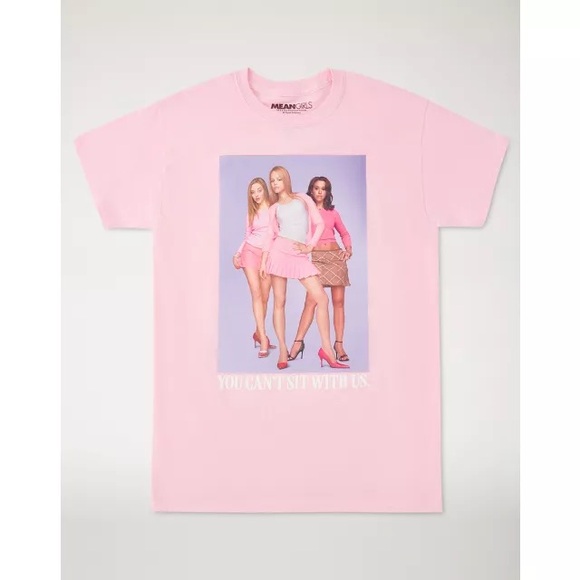 You Can't Sit With Us T Shirt - Mean Girls - Picture 1 of 1